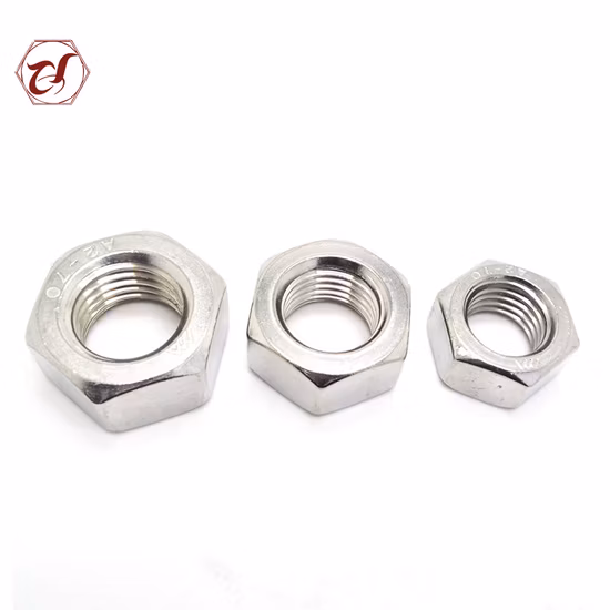 Stainless Steel Hex Nut /Flange Nut/Hex Nylon Lock Nut/ Spring Nut /Eye Nut/Acron Nut T Nut with High Quality (DIN934 DIN6923 DIN985 DIN557 DIN1587)