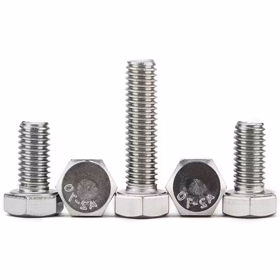 팩토리 아울렛 ANSI ASME B18.2.1 육각 볼트 Grade2 5 8 A10 인치 크기 Unc Unf 육각 볼트 중국산