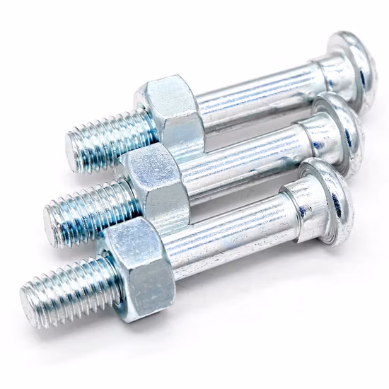 클래스 8.8 둥근 머리 타원형 목 볼트 M16 x 160 가드레일 볼트