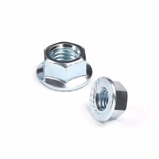 중국의 강철 Gi/Zp M16/20 육각 플랜지 너트, 고품질과 경쟁력 있는 가격으로 4.8 및 8.8 등급 탄소강 너트를 공급할 수 있는 제조업체